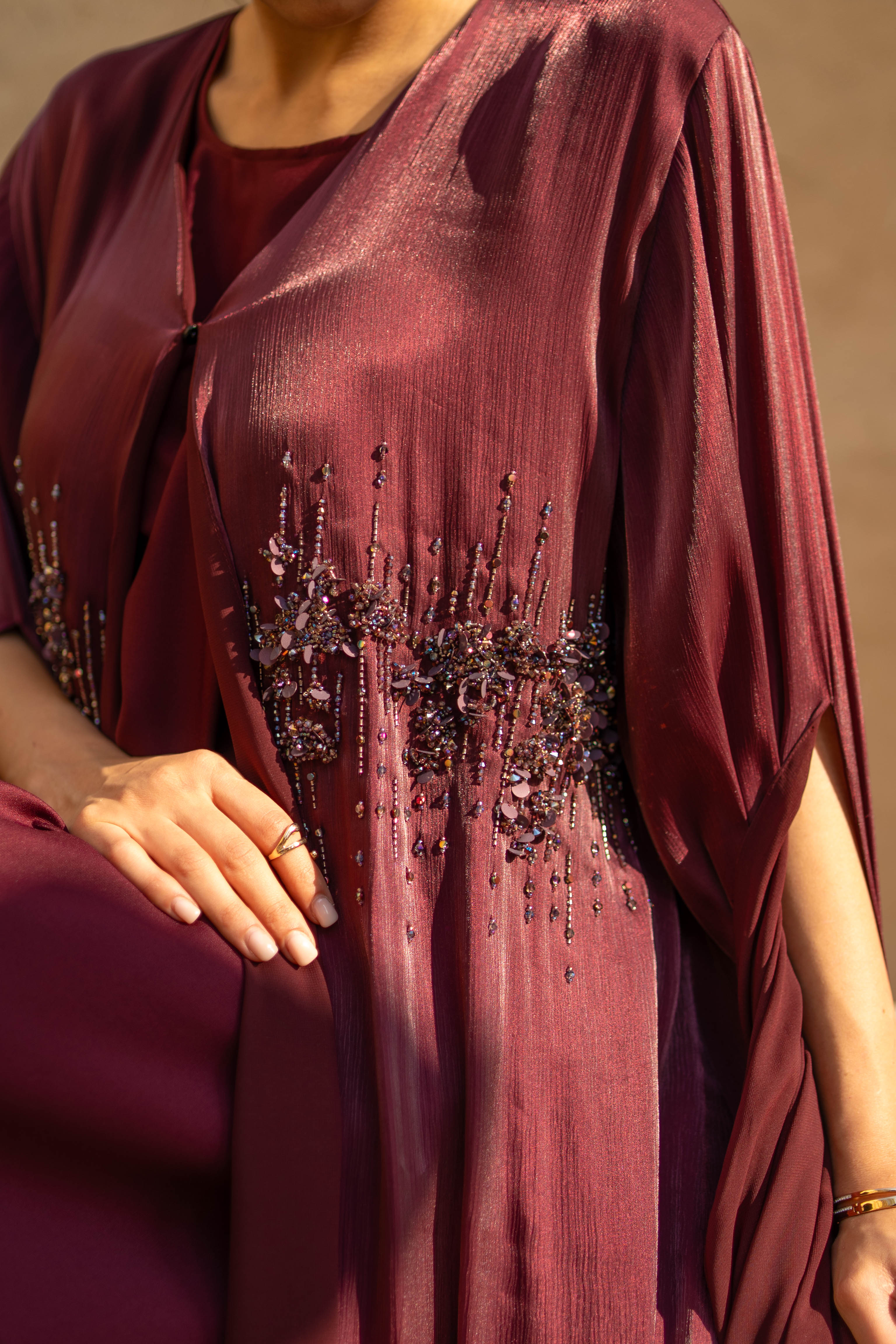 Layali Amethyst Abaya