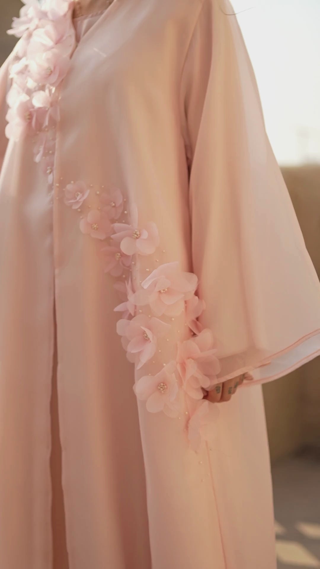 Wardah Blush Abaya