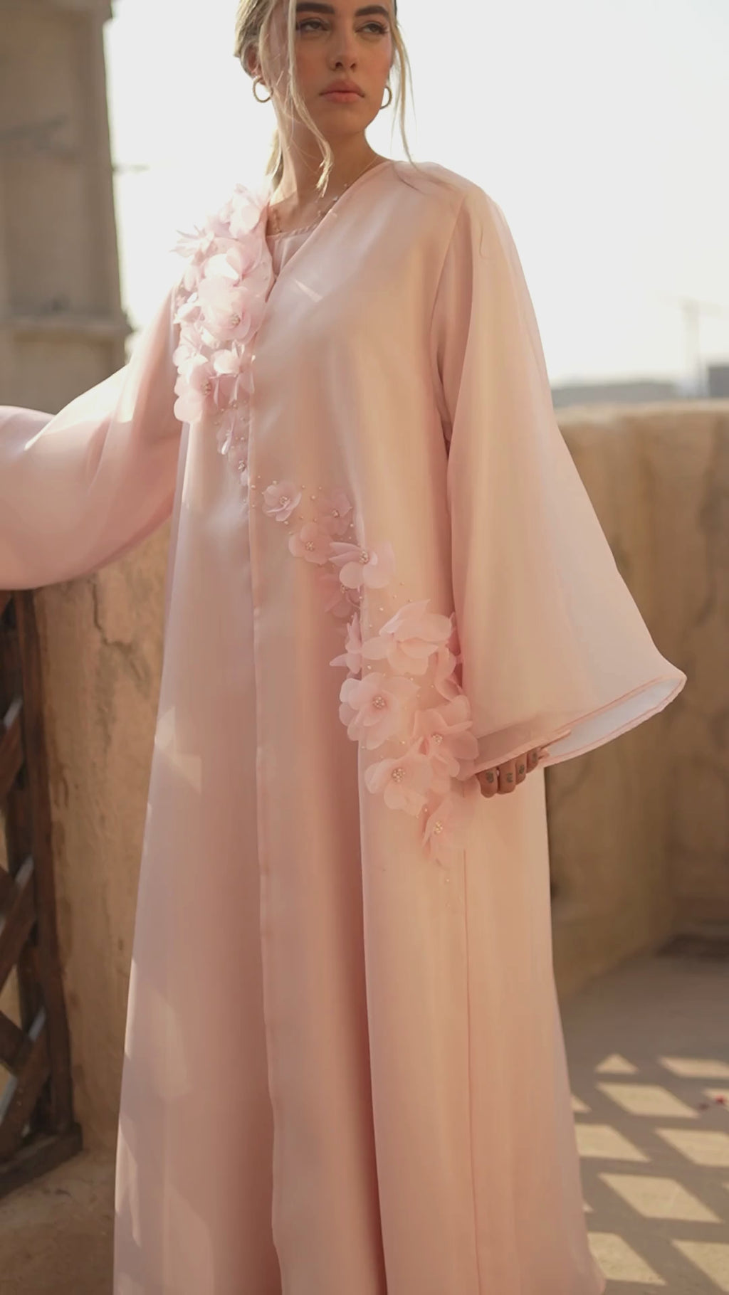 Wardah Blush Abaya